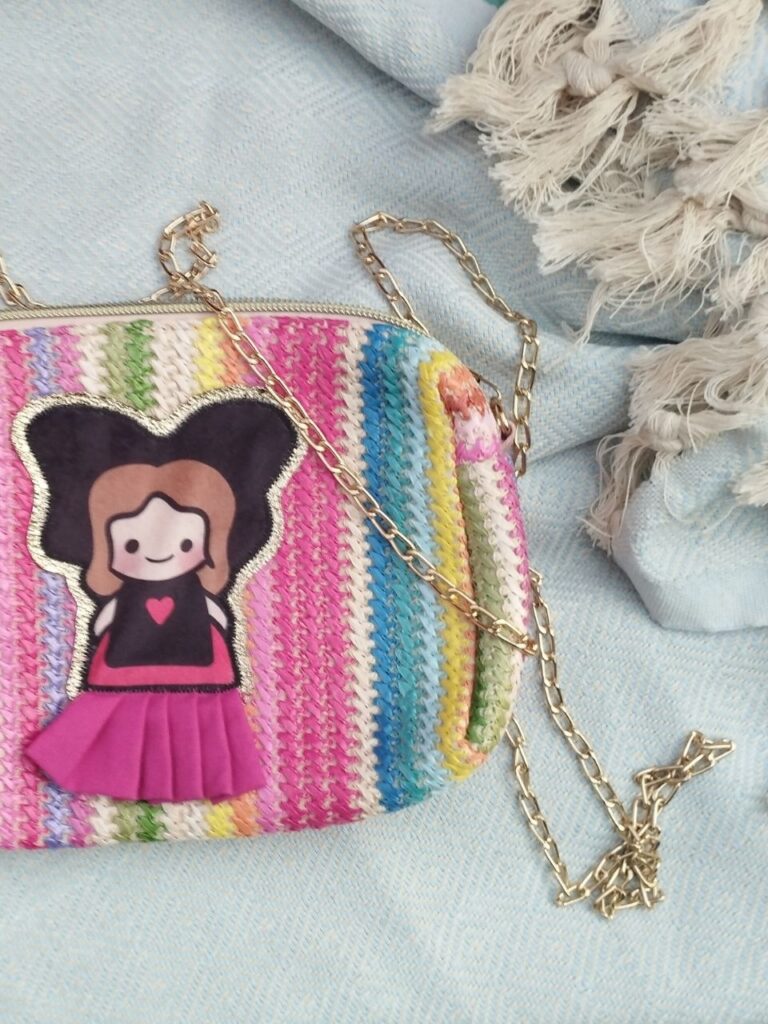 Sac rayures alsacienne rose (2)