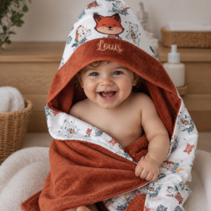 Cape de bain personnalisée - Animal au choix